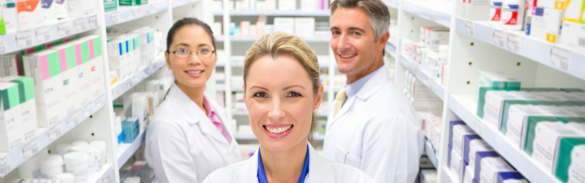 pharmacists smiling
